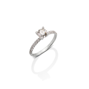 Victoria ring diamond 0.50ct setting