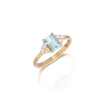 Juno Ring - Aquamarine
