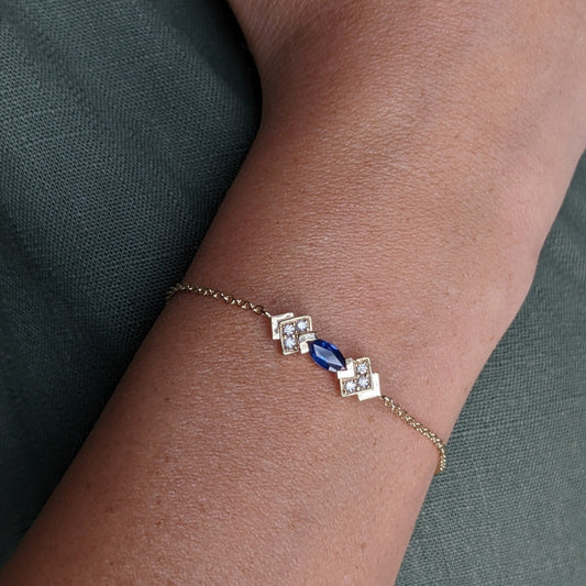Amy bracelet - Sapphire