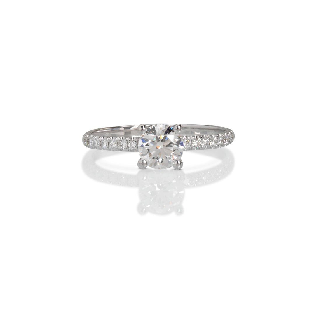 Victoria ring diamond 0.50ct setting